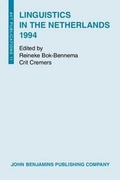 Cover: Linguistics in the Netherlands 1994 - Benjamins (John) North America Inc.,US