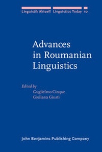Enlarge image Cover: Advances in Roumanian Linguistics - Benjamins (John) North America Inc.,US