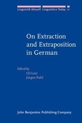 Cover: On Extraction and Extraposition in German - Benjamins (John) North America Inc.,US