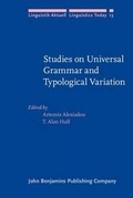 Cover: Studies on Universal Grammar and Typological Variation - Benjamins (John) North America Inc.,US