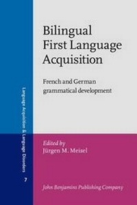 Enlarge image Cover: Bilingual First Language Acquisition - Benjamins (John) North America Inc.,US