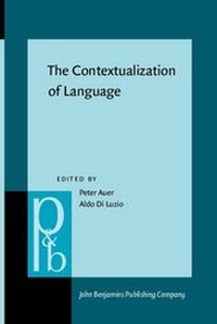 Enlarge image Cover: The Contextualization of Language - Benjamins (John) North America Inc.,US