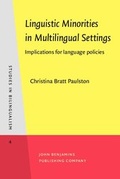 Cover: Linguistic Minorities in Multilingual Settings - Benjamins (John) North America Inc.,US