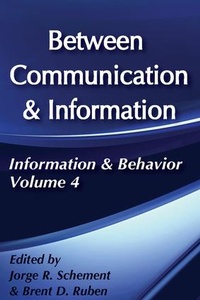 Enlarge image Cover: Between Communication and Information - Routledge