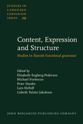 Cover: Content, Expression and Structure - Benjamins (John) North America Inc.,US