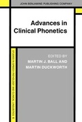 Cover: Advances in Clinical Phonetics - Benjamins (John) North America Inc.,US