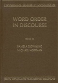 Cover: Word Order in Discourse - Benjamins (John) North America Inc.,US