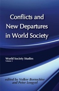 Cover: Conflicts and New Departures in World Society - Routledge