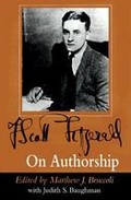 Cover: F.Scott Fitzgerald on Authorship - University of South Carolina Press