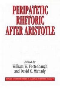 Enlarge image Cover: Peripatetic Rhetoric After Aristotle - Transaction Publishers