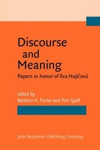 Enlarge image Cover: Discourse and Meaning - Benjamins (John) North America Inc.,US