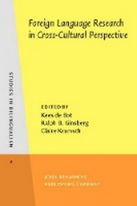 Enlarge image Cover: Foreign Language Research in Cross-Cultural Perspective - Benjamins (John) North America Inc.,US