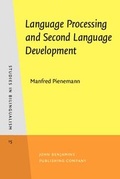 Cover: Language Processing and Second Language Development - Benjamins (John) North America Inc.,US