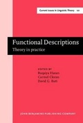 Cover: Functional Descriptions - Benjamins (John) North America Inc.,US