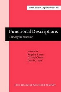 Enlarge image Cover: Functional Descriptions - Benjamins (John) North America Inc.,US