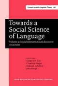 Cover: Towards a Social Science of Language - John Benjamins Publishing Co