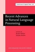 Cover: Recent Advances in Natural Language Processing - Benjamins (John) North America Inc.,US
