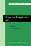 Cover: History of Linguistics 1993 - Benjamins (John) North America Inc.,US
