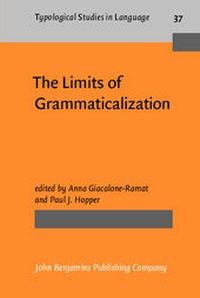 Enlarge image Cover: The Limits of Grammaticalization - John Benjamins Publishing Co