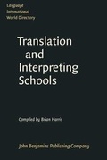 Cover: Language International World Directory of Translation and Interpreting Schools - Benjamins (John) North America Inc.,US