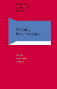Enlarge image Cover: The End of the 'Asian Model'? - John Benjamins Publishing Co