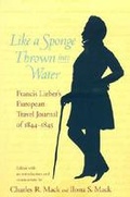 Cover: Like a Sponge Thrown Into Water - University of South Carolina Press