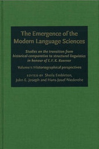 Enlarge image Cover: The Emergence of the Modern Language Sciences - Benjamins (John) North America Inc.,US