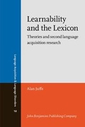 Cover: Learnability and the Lexicon - Benjamins (John) North America Inc.,US