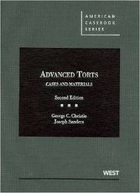 Enlarge image Cover: Advanced Torts - West Academic Press