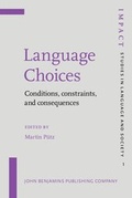 Cover: Language Choices - Benjamins (John) North America Inc.,US