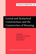 Cover: Lexical and Syntactical Constructions and the Construction of Meaning - John Benjamins Publishing Co