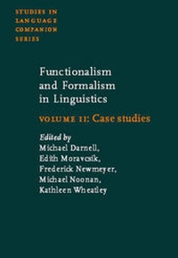 Enlarge image Cover: Functionalism and Formalism in Linguistics - Benjamins (John) North America Inc.,US