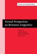 Cover: Formal Perspectives on Romance Linguistics - Benjamins (John) North America Inc.,US