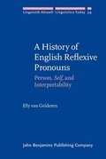 Cover: A History of English Reflexive Pronouns - Benjamins (John) North America Inc.,US