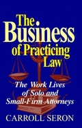Cover: Business of Practicing Law - Temple University Press,U.S.