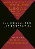 Cover: Applications of Feminist Legal Theory - Temple University Press,U.S.