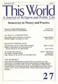 Cover: Democracy in Theory and Practice - Transaction Publishers