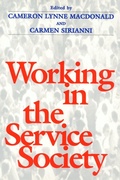 Cover: Working in Service Society - Temple University Press,U.S.