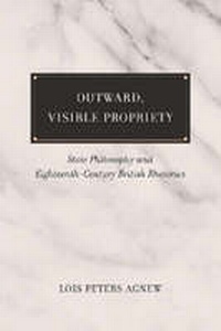 Enlarge image Cover: Outward, Visible Propriety - University of South Carolina Press