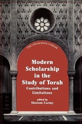 Cover: Modern Scholarship in the Study of Torah - Jason Aronson Publishers