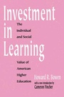 Cover: Investment in Learning - Routledge