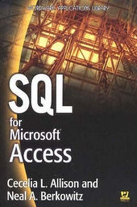 Abbildung von: SQL FOR MS ACCESS - Wordware Publishing Inc.