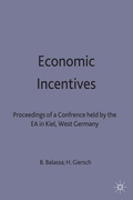 Cover: Economic Incentives - Palgrave Macmillan