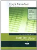 Cover: Secured Transactions Exam Pro - West Academic Press