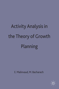 Enlarge image Cover: Activity Analysis in the Theory of Growth and Planning - Palgrave Macmillan