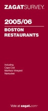 Cover: Boston Restaurants 2005-2006 - Zagat Survey