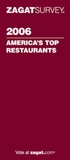 Cover: America's Top Restaurants 2006 - Zagat Survey