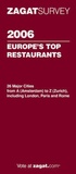 Cover: Europe's Top Restaurants 2006 - Zagat Survey