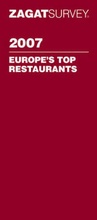 Cover: Europe's Top Restaurants Guide 2007 - Zagat Survey