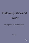Cover: Plato on Justice and Power - Palgrave Macmillan